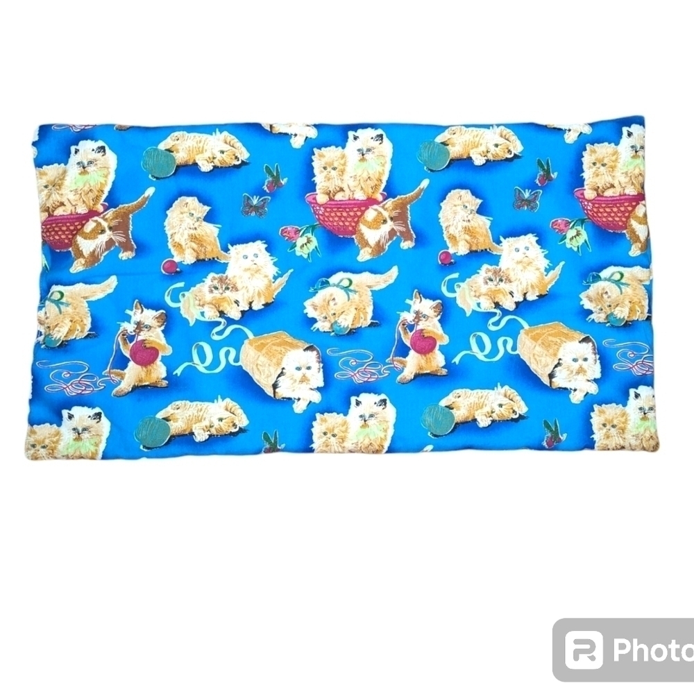 Vintage Cat pillow case  Grandmacore cat core Cottage core you name it 28 x 15